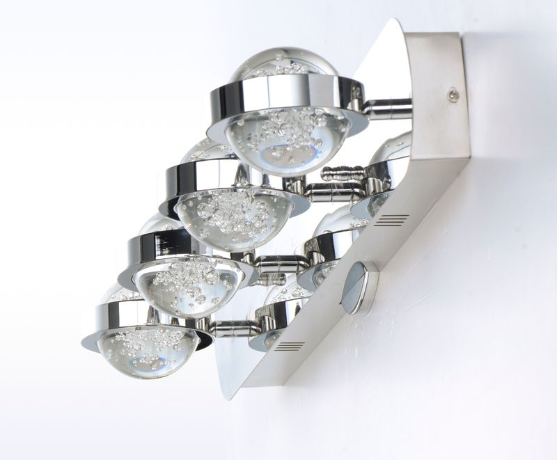 Cosmo 28' 4 Light Vanity Lighting in Polished Chrome