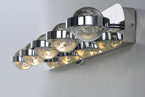Cosmo 35.75' 5 Light Vanity Lighting in Polished Chrome