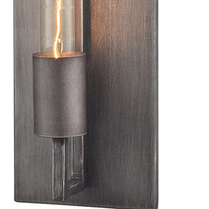 Laboratory 20' 1 Light Sconce in Weathered Zinc