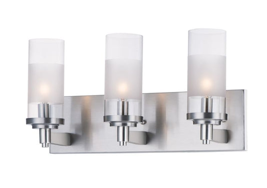 Crescendo 18" 3 Light Bath Vanity Light in Satin Nickel