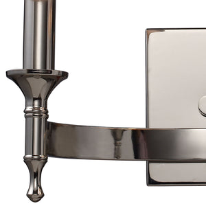 Pembroke 12' 2 Light Sconce in Polished Nickel