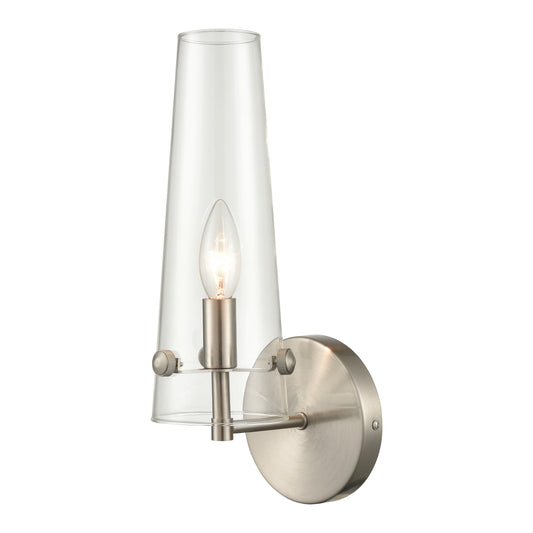 Valante 14" 1 Light Sconce in Satin Nickel