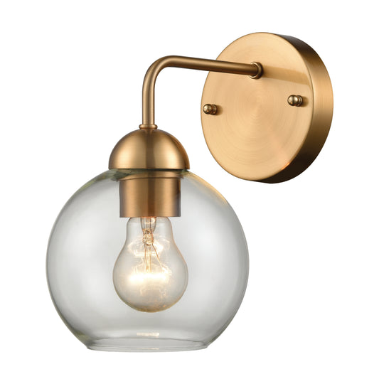 Astoria 9.5" 1 Light Sconce in Satin Gold