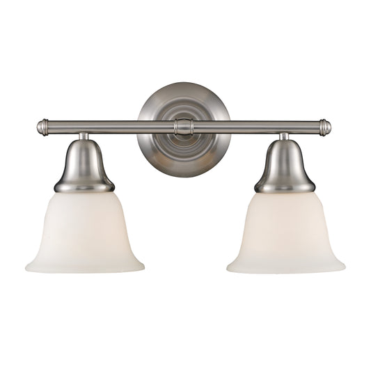 Berwick 17" 2 Light Vanity Light in Brushed Nickel