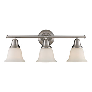 Berwick 27' 3 Light Vanity Light in Brushed Nickel