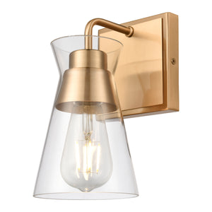 Brookville 5' 1 Light Vanity Light in Burnished Brass