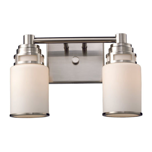 Bryant 14" 2 Light Vanity Light in Satin Nickel