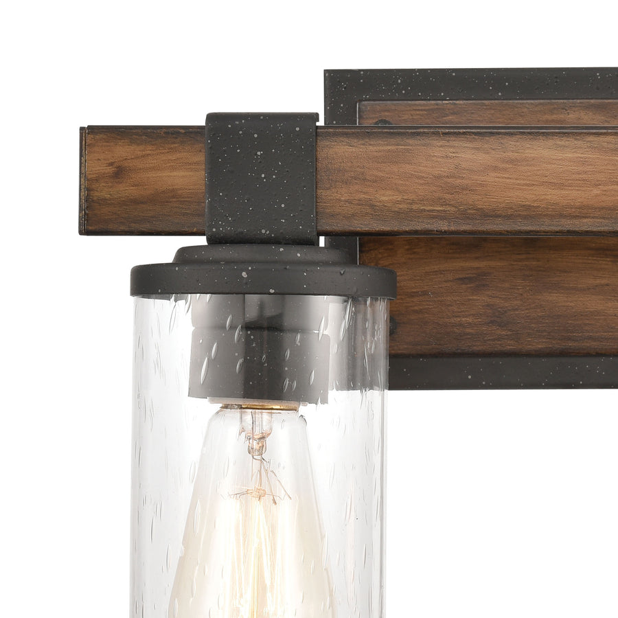 Crenshaw 15' 2 Light Vanity Light in Distressed Black