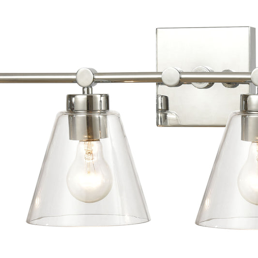 East Point 33" 4 Light Vanity Light in Polished Chrome