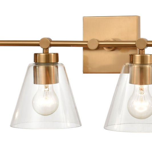 East Point 33" 4 Light Vanity Light in Satin Brass