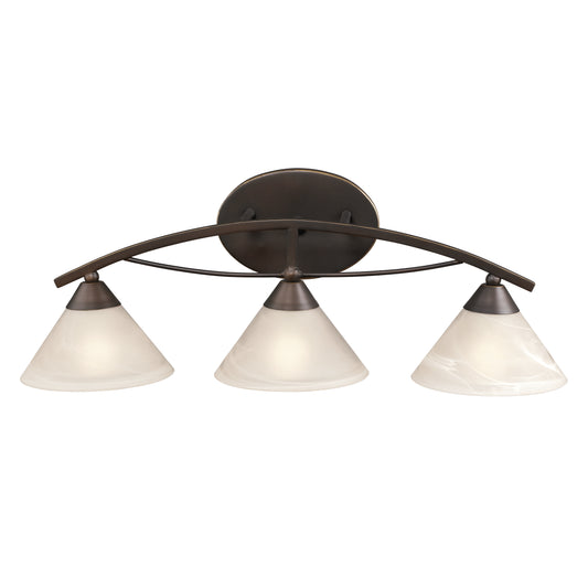 Elysburg 25" 3 Light Vanity Light in Oil Rubbed Bronze