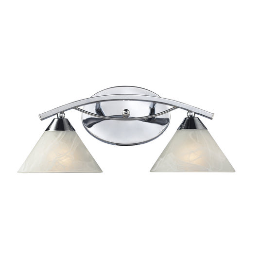 Elysburg 18" 2 Light Vanity Light in Polished Chrome