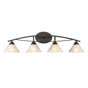 Elysburg 36' 4 Light Vanity Light in Oil Rubbed Bronze