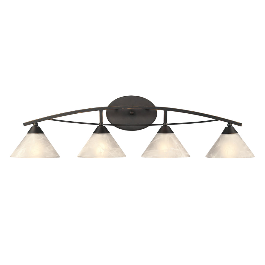 Elysburg 36' 4 Light Vanity Light in Oil Rubbed Bronze