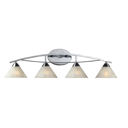 Elysburg 36" 4 Light Vanity Light in Polished Chrome