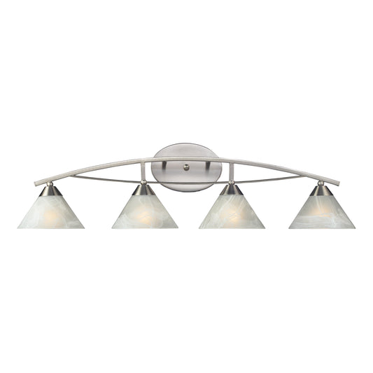 Elysburg 36" 4 Light Vanity Light in Satin Nickel