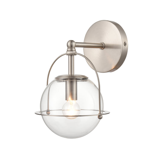 Langford 6" 1 Light Vanity Light in Satin Nickel