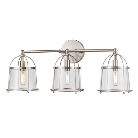 Merrick 24" 3 Light Vanity Light in Satin Nickel