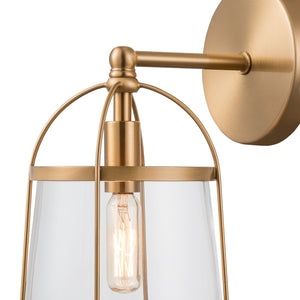 Merrick 7' 1 Light Vanity Light in Satin Brass