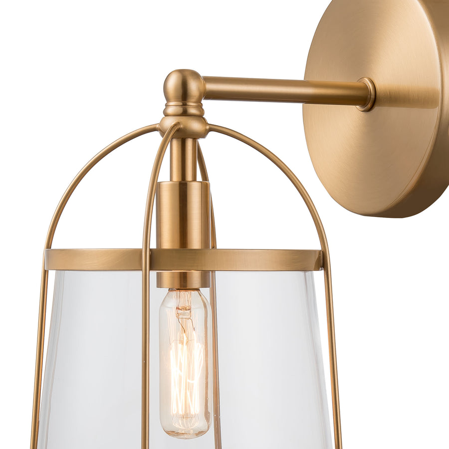 Merrick 7' 1 Light Vanity Light in Satin Brass