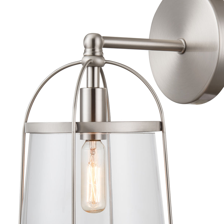 Merrick 7' 1 Light Vanity Light in Satin Nickel