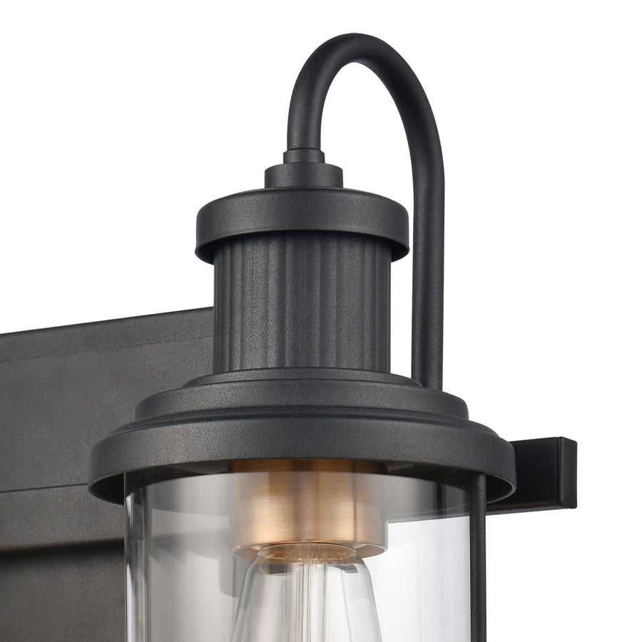 Millburn 15' 2 Light Vanity Light in Matte Black