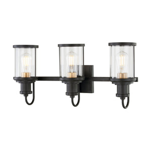 Millburn 24' 3 Light Vanity Light in Matte Black