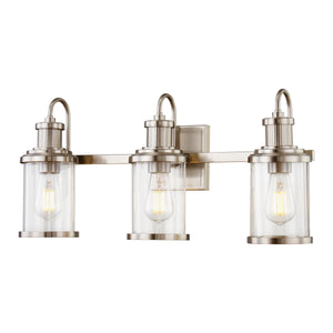 Millburn 24' 3 Light Vanity Light in Satin Nickel