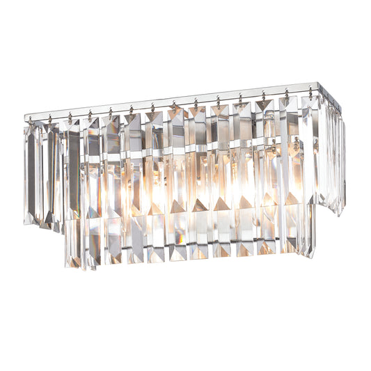 Palacial 15" 2 Light Vanity Light in Polished Chrome