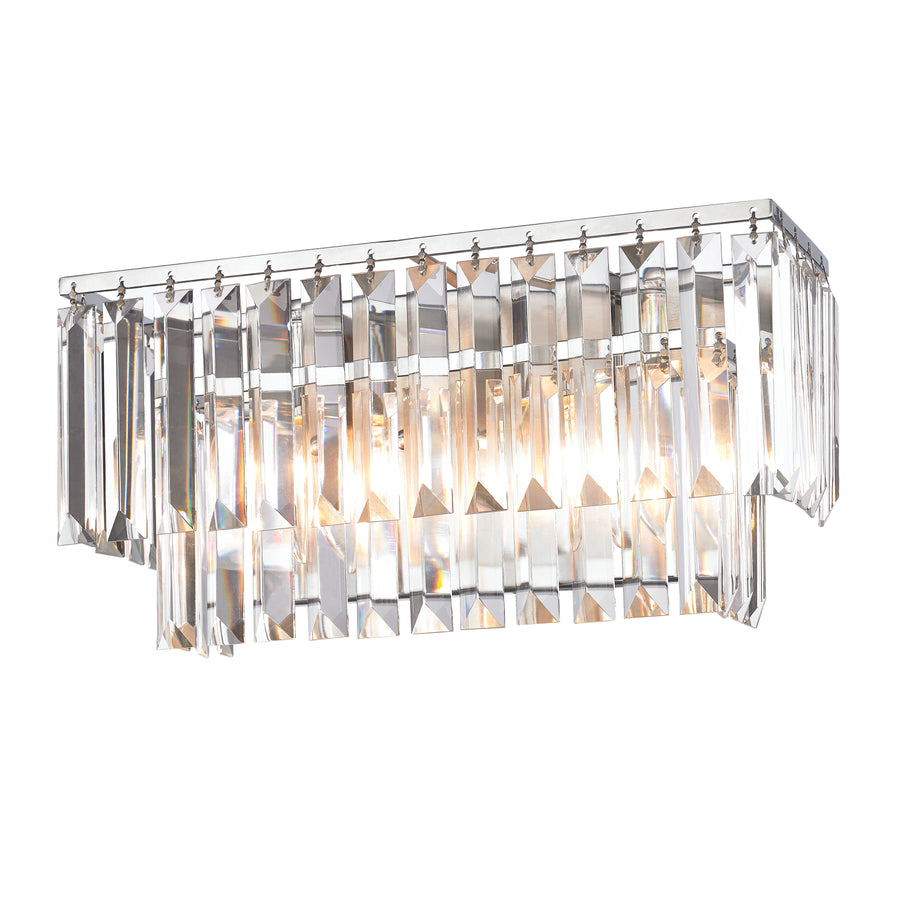 Palacial 15' 2 Light Vanity Light in Polished Chrome