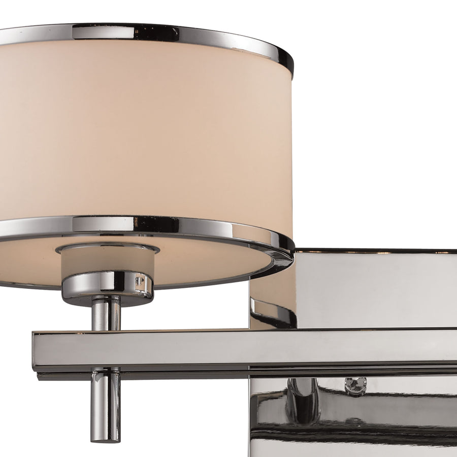 Utica 18' 2 Light Vanity Light in Polished Chrome