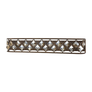 Armand 39' 6 Light Vanity Light in Weathered Bronze