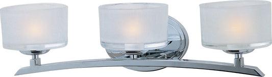 Elle 20.5" 3 Light Bath Vanity Light in Polished Chrome