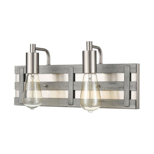 Brigantine 16' 2 Light Vanity Light in Weathered Driftwood