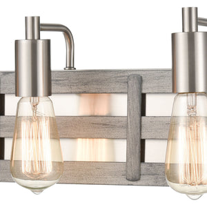 Brigantine 23' 3 Light Vanity Light in Weathered Driftwood