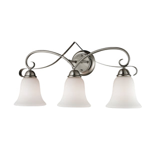 Brighton 24' 3 Light Vanity Light in Brushed Nickel