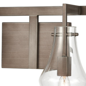 Culmination 36' 4 Light Vanity Light in Weathered Zinc