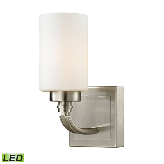 Dawson 5" 1 Light LED Vanity Light in Brushed Nickel