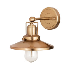 English Pub 8' 1 Light Vanity Light in Satin Brass