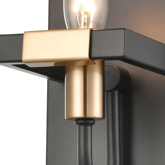 Heathrow 5" 1 Light Vanity Light in Matte Black