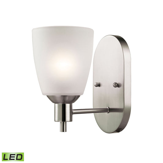 Jackson 5" 1 Light LED Vanity Light in Brushed Nickel