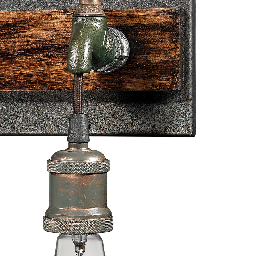 Jonas 19' 3 Light Vanity Light in Multi Tone Weathered