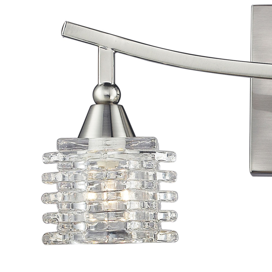 Matrix 15' 3 Light Vanity Light in Satin Nickel