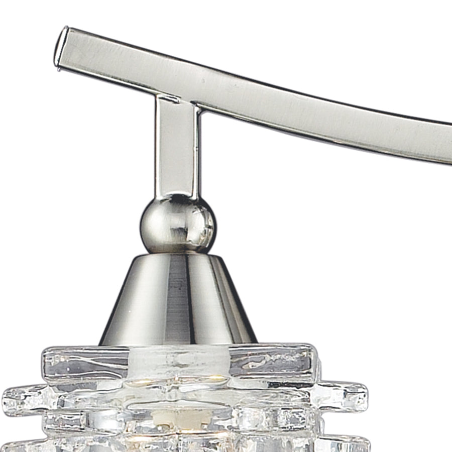 Matrix 15' 3 Light Vanity Light in Satin Nickel