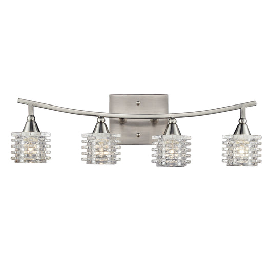 Matrix 21" 4 Light Vanity Light in Satin Nickel