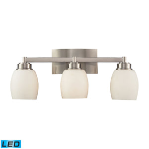 Northport 20' 3 Light LED Vanity Light in Satin Nickel