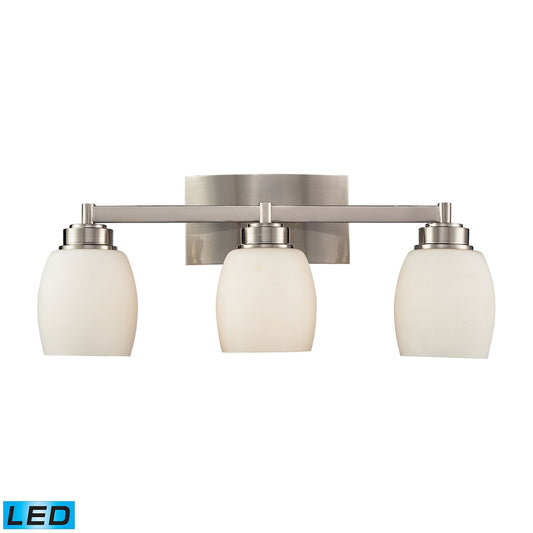 Northport 20" 3 Light LED Vanity Light in Satin Nickel