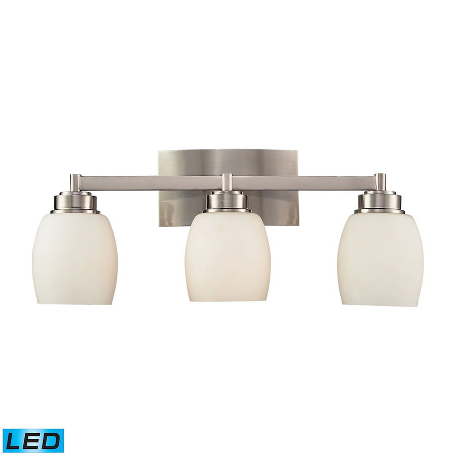 Northport 20' 3 Light LED Vanity Light in Satin Nickel