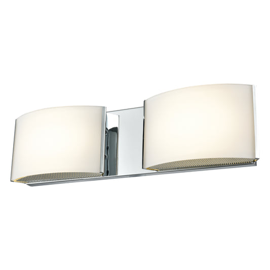 Pandora 16" 2 Light Vanity Light in Chrome