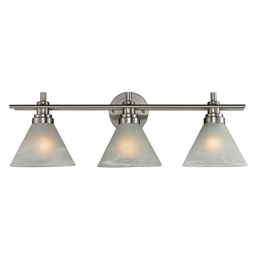 Pemberton 26" 3 Light Vanity Light in Brushed Nickel